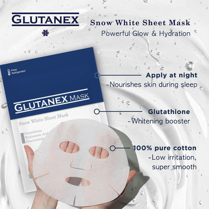 Glutanex Snow White Sheet Mask